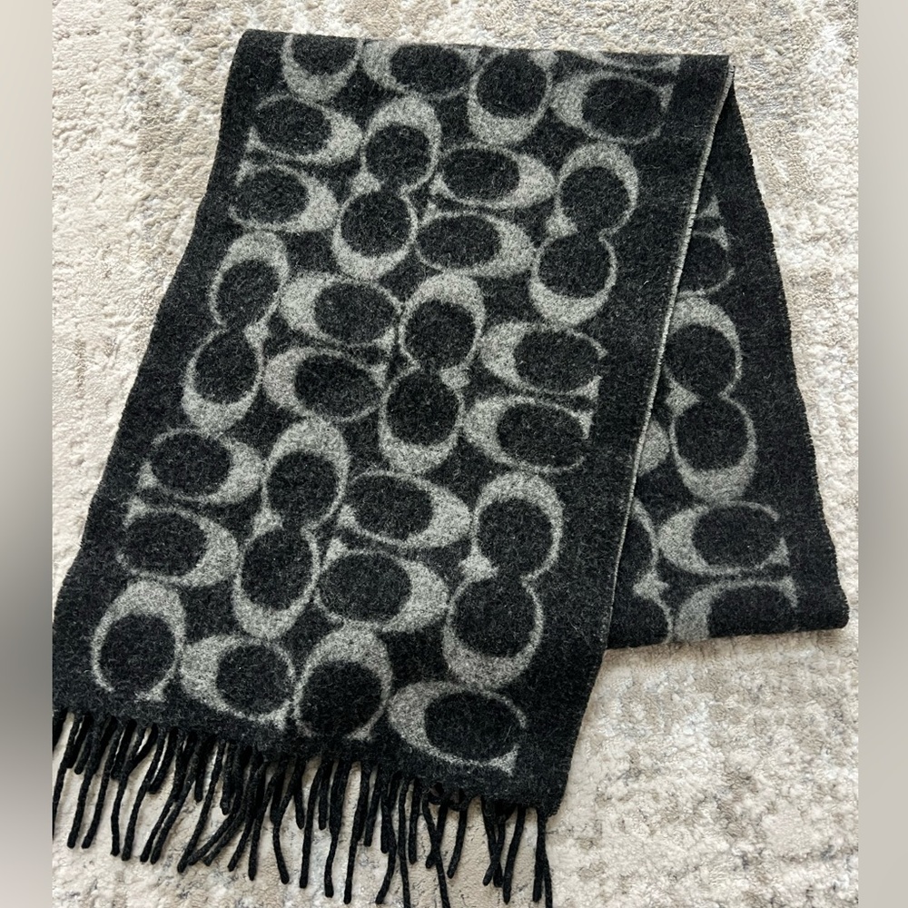 Coach Womens Wool Scarf